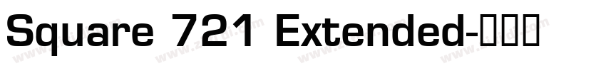 Square 721 Extended字体转换